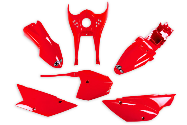 Plastic Kit red for Kawasaki KLX 110 (2010-26)